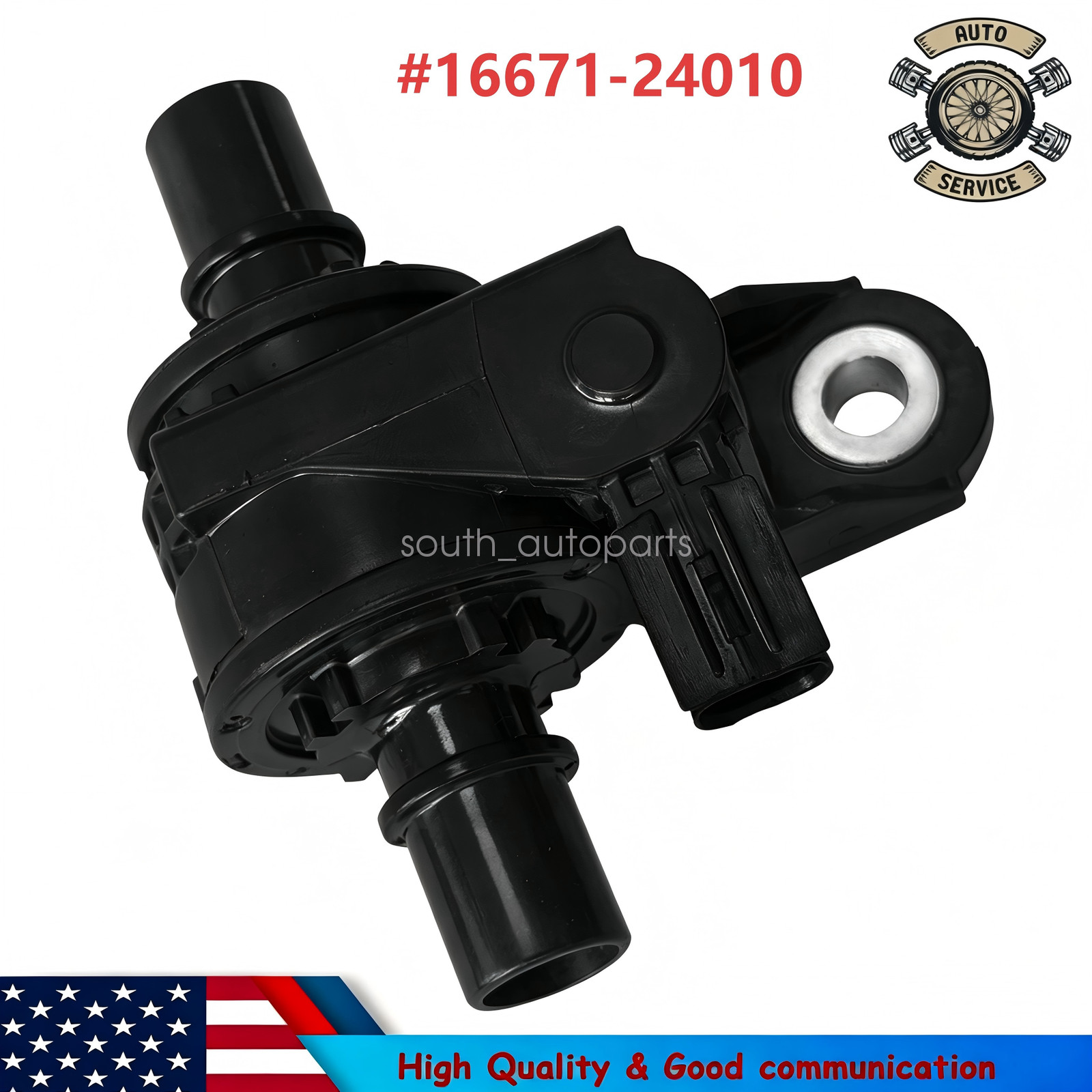 New Coolant Flow Water Control Valve 16671-24010 For 19-24 TOYOTA COROLLA 2.0L
