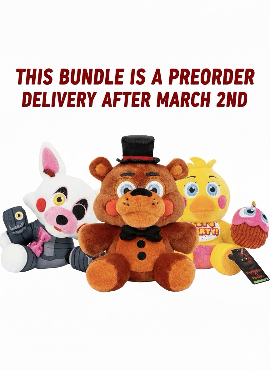 Five Nights at Freddy’s FNAF 2 Plush Jazwares 8\