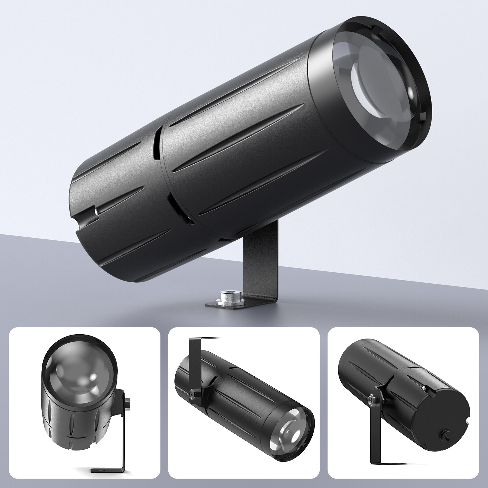 White Pin Spot Light LED Beam Stage Light Show Party Disco DJ Lighting 15W