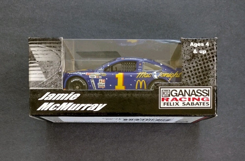 2016 Jamie McMurray #1 McDonalds Mac Tonight Darlington Throwback 1/64