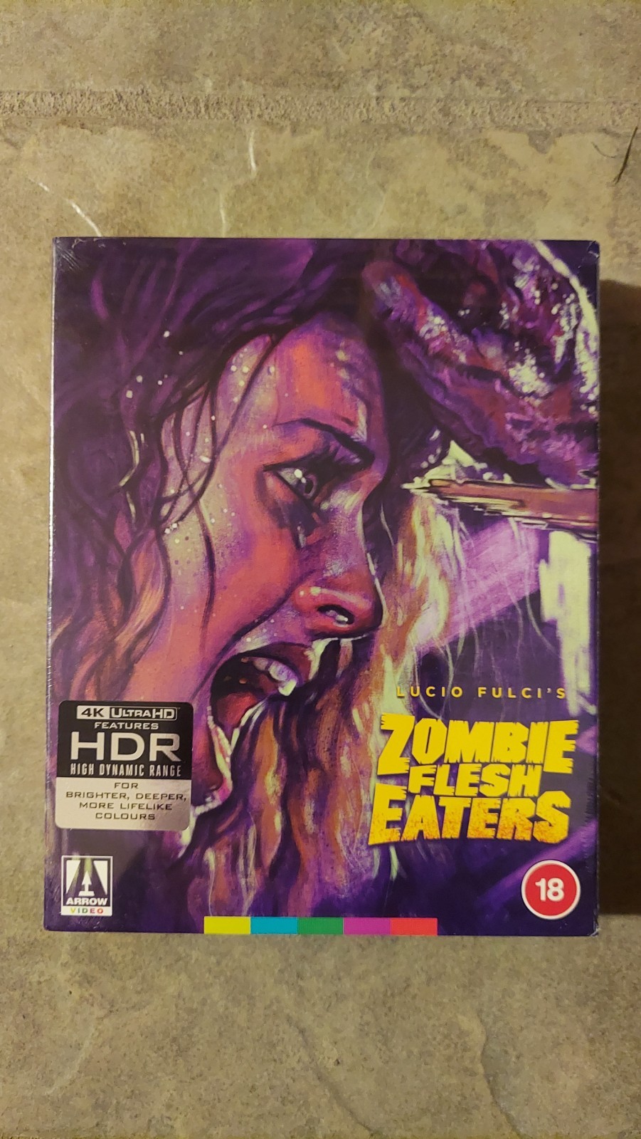 Zombie Flesh Eaters Arrow Limited Edition 4K UHD Blu-ray NEW OOP Fulci