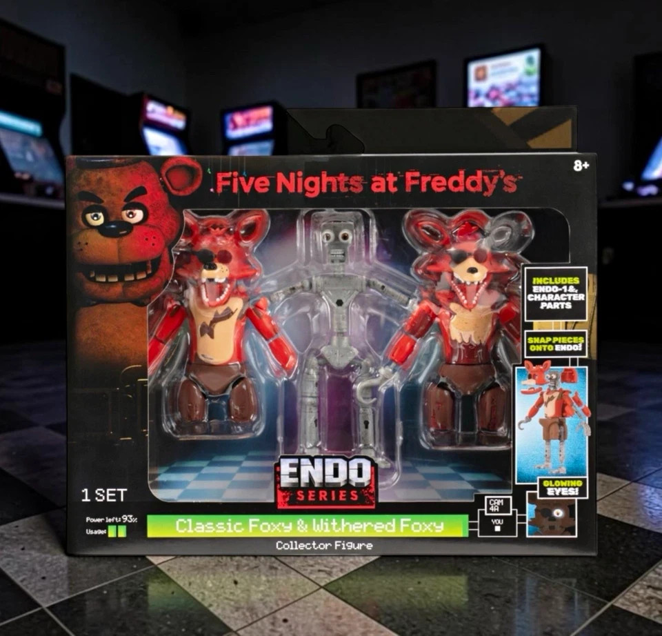 Jazwares Five Nights at Freddy's Endo Series Classic + Withered Foxy 6