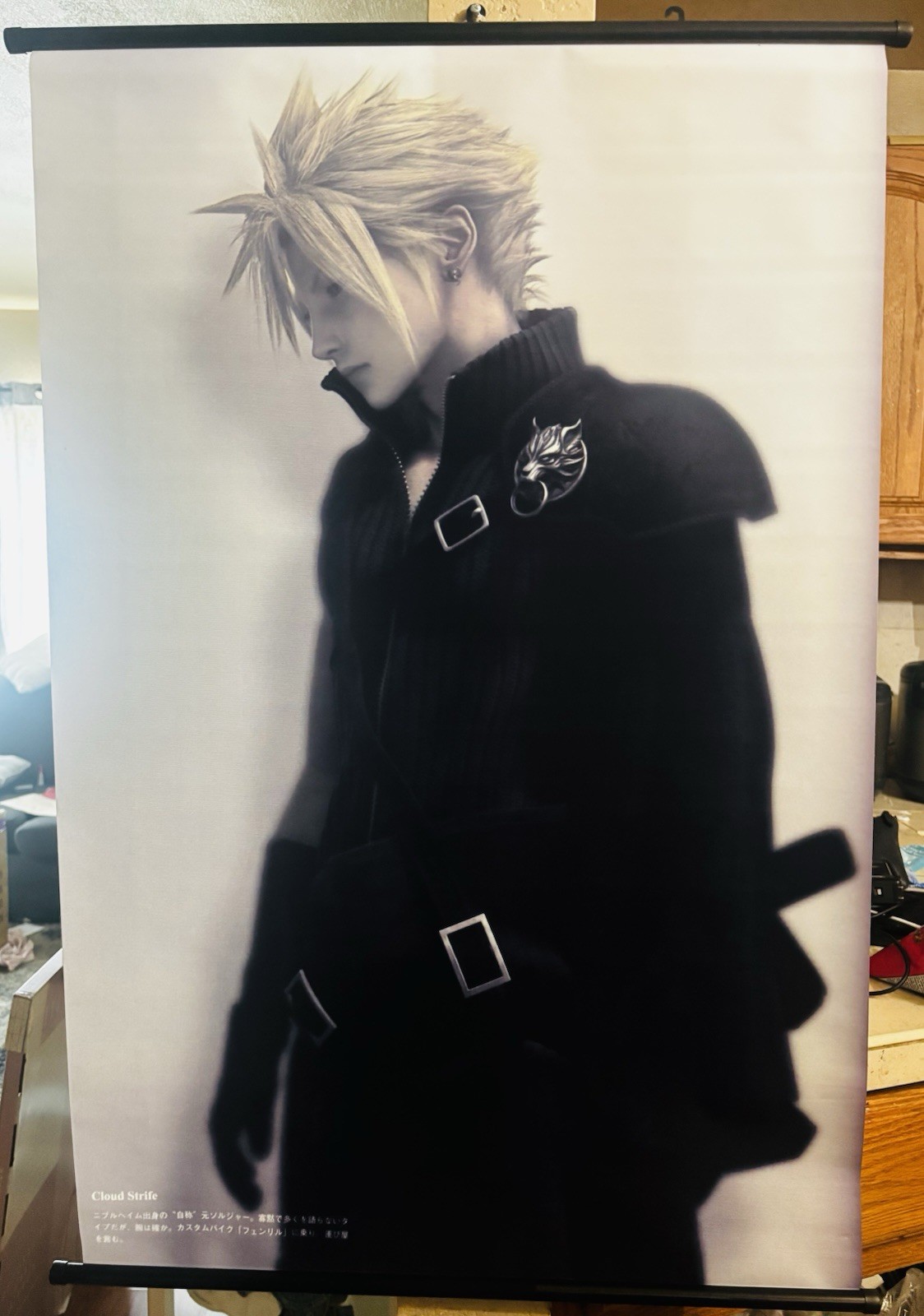 “Final Fantasy VII, Advent Children”(Cloud Strife) WallScroll Poster. New