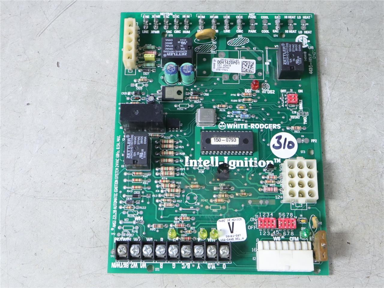 TRANE D341420P01 White Rodgers 50V61-507-05 Furnace Control Circuit Board