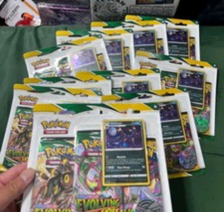 Umbreon promo Evolving skies pokemon 3 pack blisters sealed