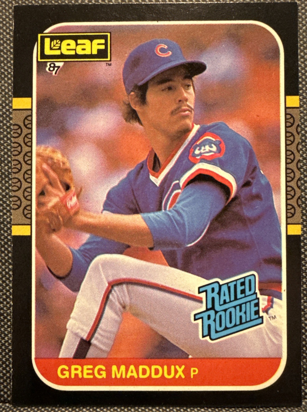 1987 Leaf Canadian - Rated Rookie Greg Maddux #36 (RC)