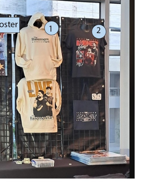 The Basement Yard Live Tour Shirt Hoodie Merch Reprint