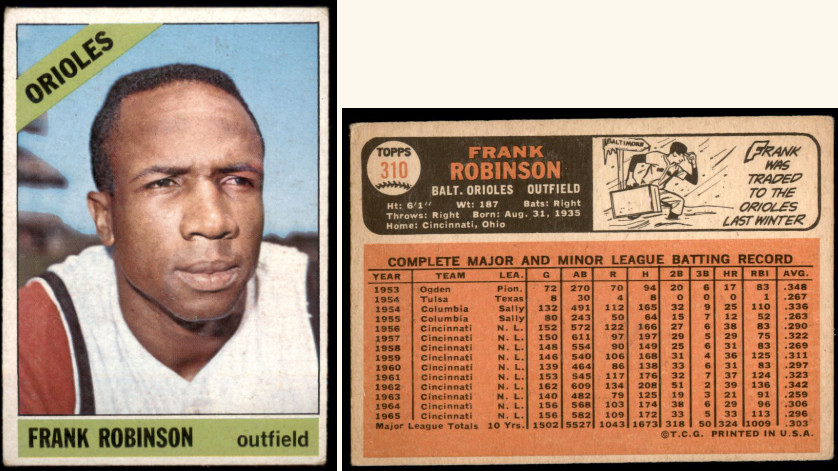 1966 Topps Baseball Starter Set - No Duplicates - 368/598 - Average Grade - GD