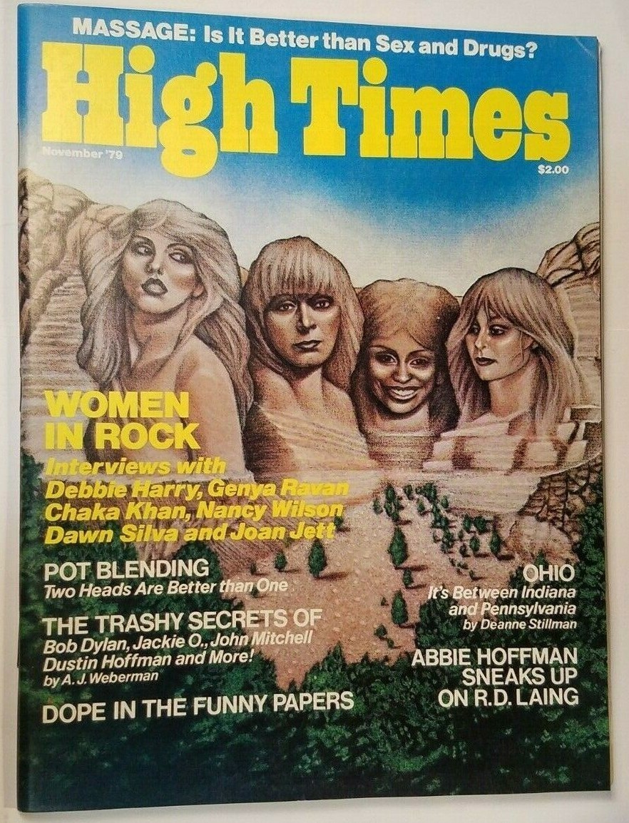 HIGH TIMES WOMEN IN ROCK VINTAGE NOV 1979 MARIJUANA MAGAZINE WEED 420 N/M