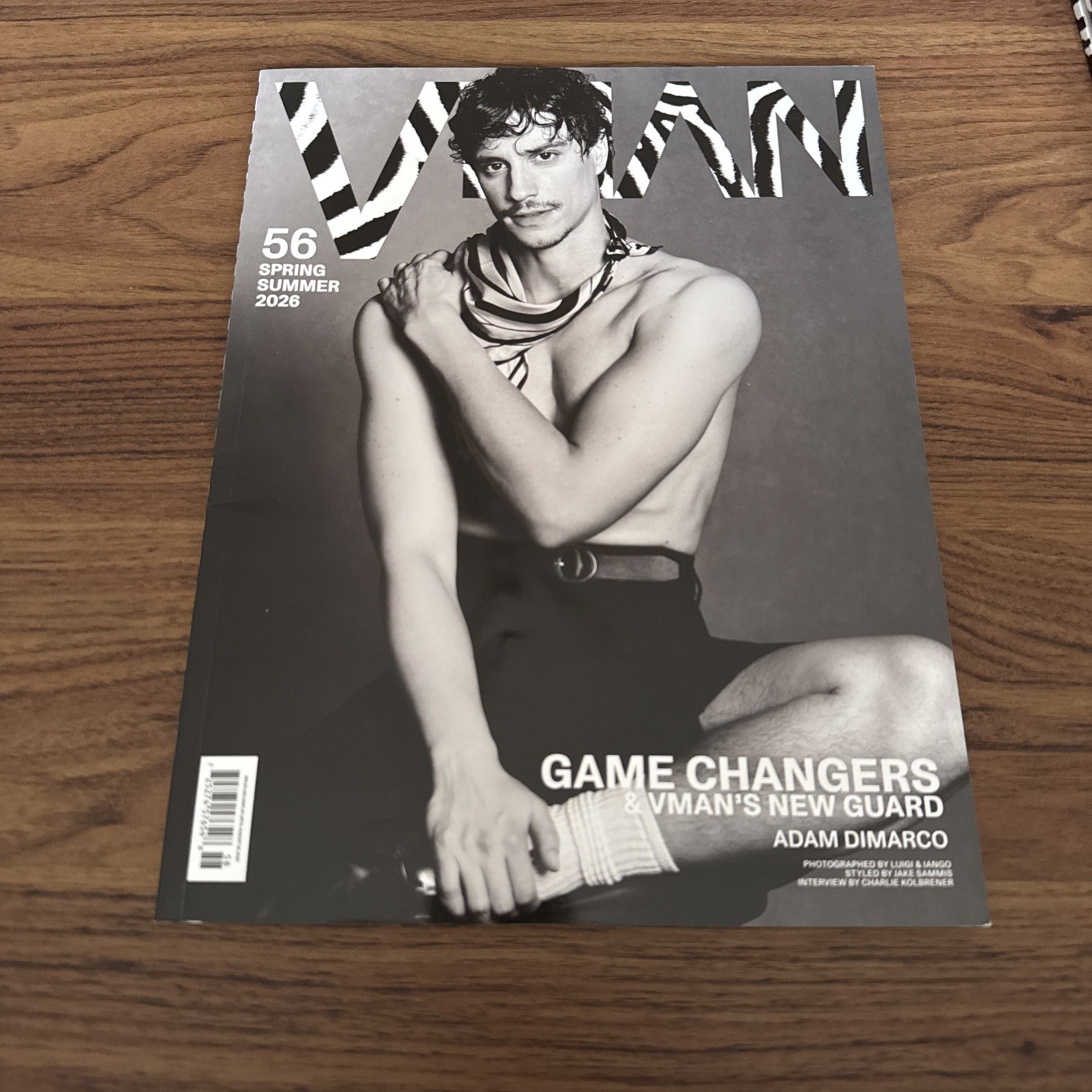 VMAN MAGAZINE - V MAN - ISSUE 56 - Adam Dimarco cover - Conner Storrie is
