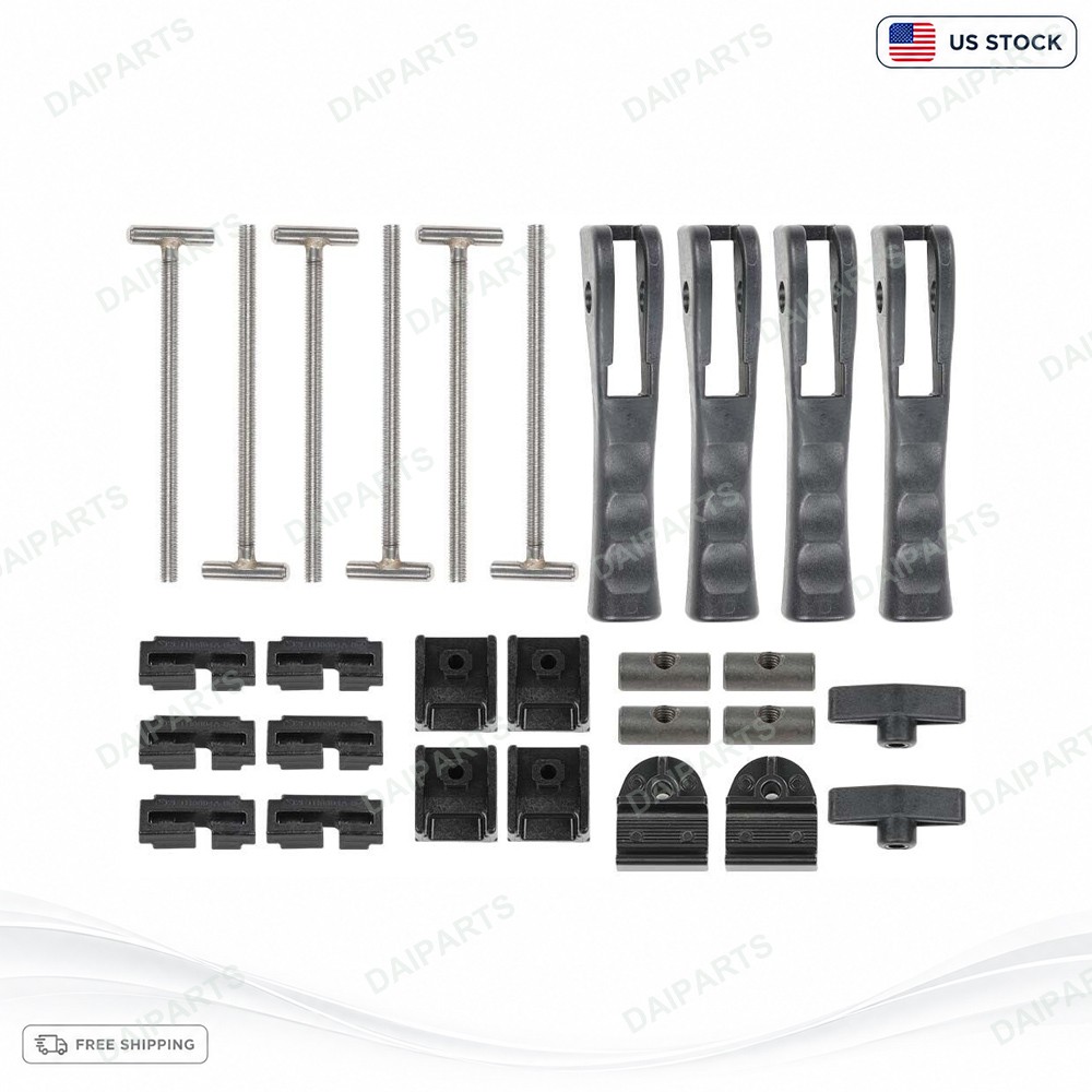 4Pcs Universal Replace Parts For Hard Soft Folding Tonneau Cover·Rear Clamps·New