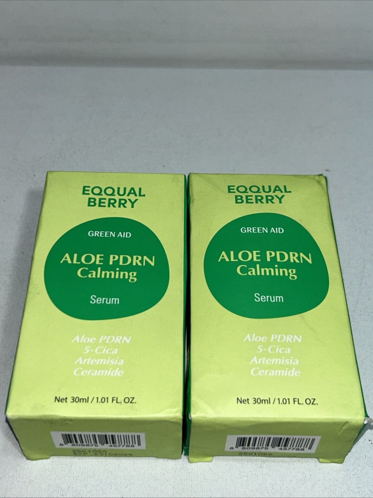 2 New EQQual Berry Aloe PDRN Calming Serum 1 Oz Each