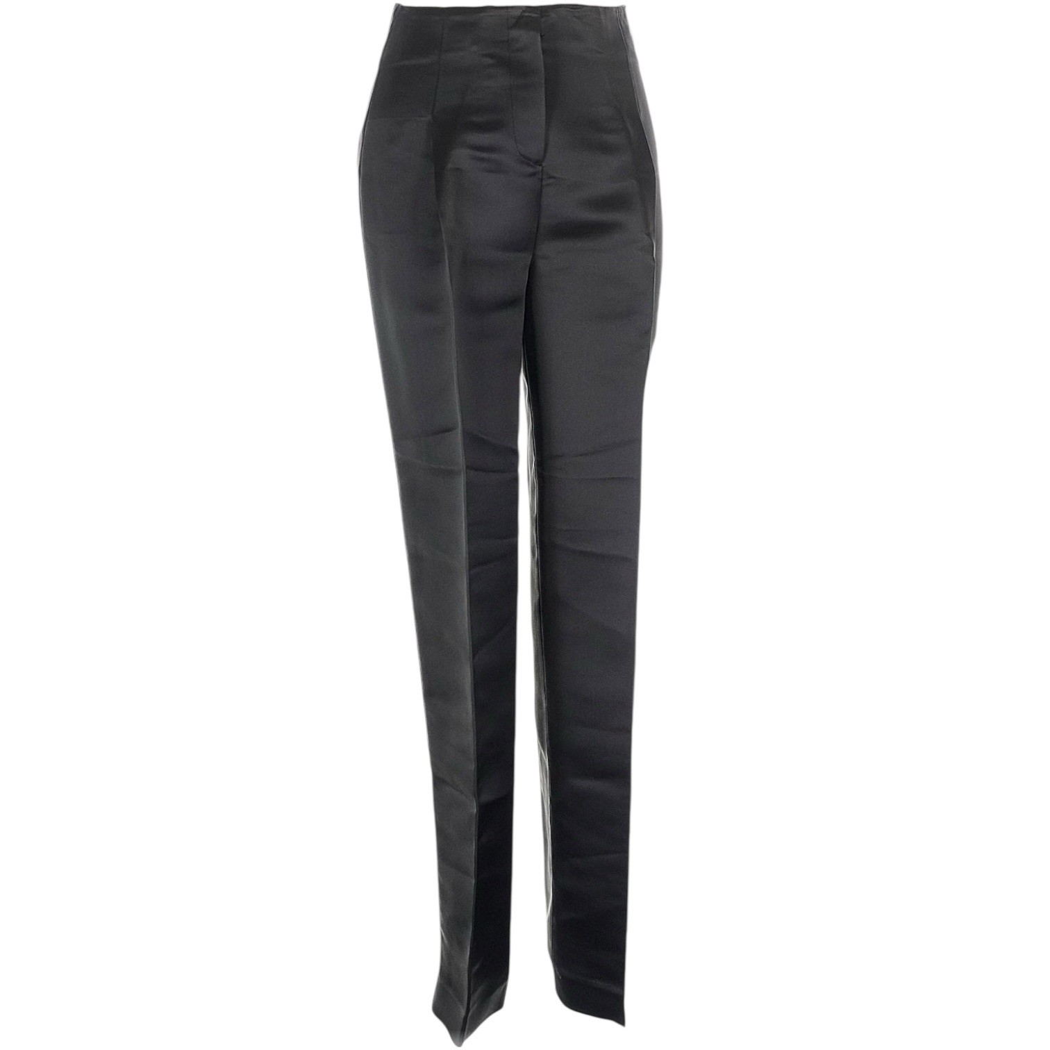 CNC Costume National Silk Black Trouser Pant Skinny Sz 40 Us 2 CNC Costume National Silk Black Trouser Pant Skinny Sz 40 Us 2