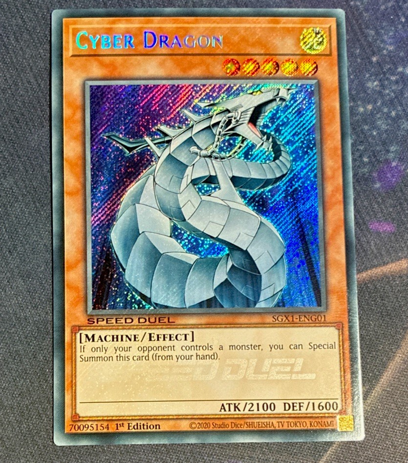 Yugioh - Cyber Dragon Secret Rare 1st Edition Holographic 