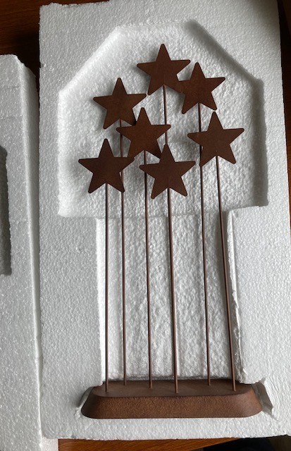 Willow Tree Metal Star Backdrop #26007 Demdaco Susan Lordi Nativity Accessory