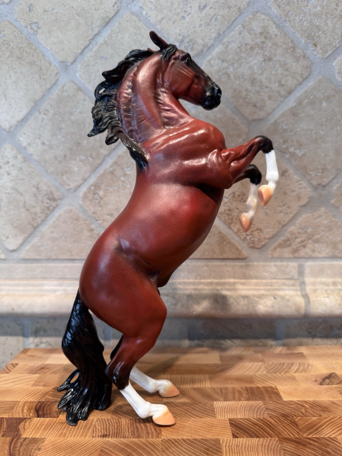 Breyer Pluto Gratia Lipizzan Rearing Custom Ooak Bay By Kelsey New Model Horse