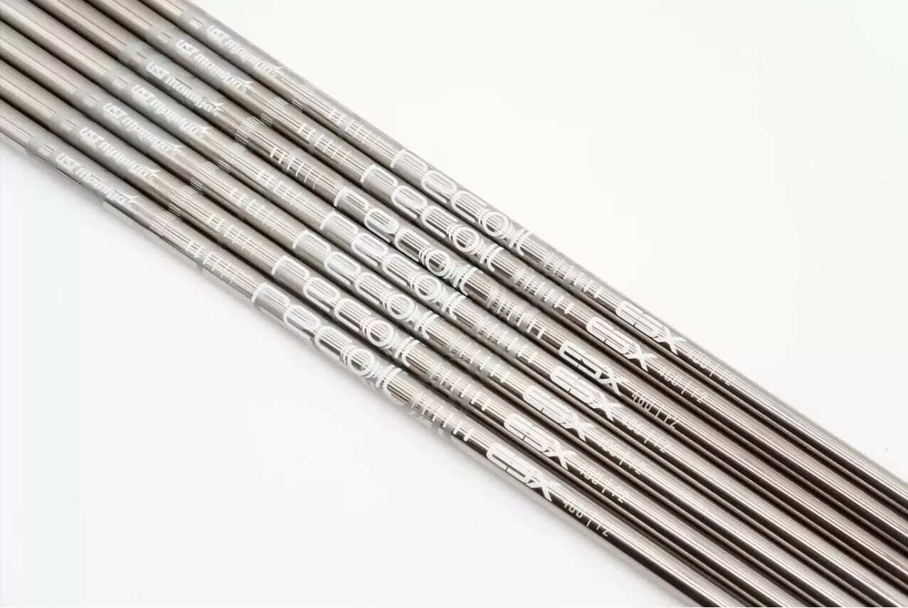 New Ust Recoil Esx 460 F2 Senior Flex Seven Shaft Graphite Iron Shaft Set .370 New Ust Recoil Esx 460 F2 Senior Flex Seven Shaft Graphite Iron Shaft Set .370