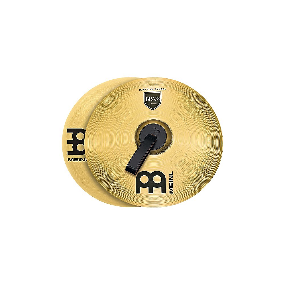 Meinl Brass Marching Medium Cymbal Pair 16 in.