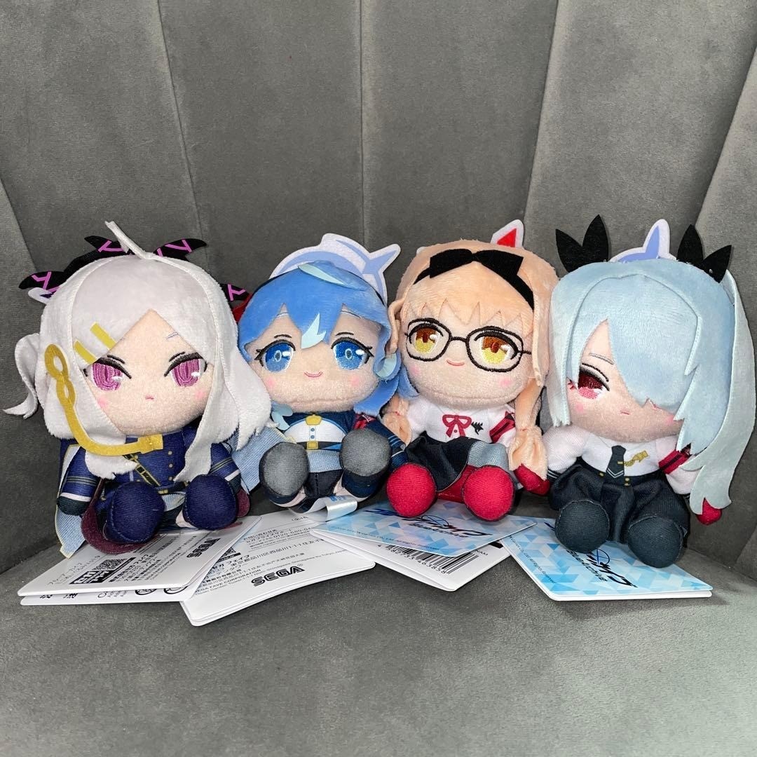 Share Blue Archive Mini Plush Doll Vol.9 IORI HINA CHINATSU AKO Set of 4 SEGA