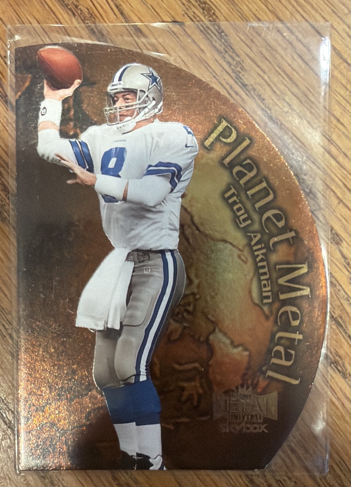 1999 Skybox Metal Universe - Planet Metal Troy Aikman #2 PM