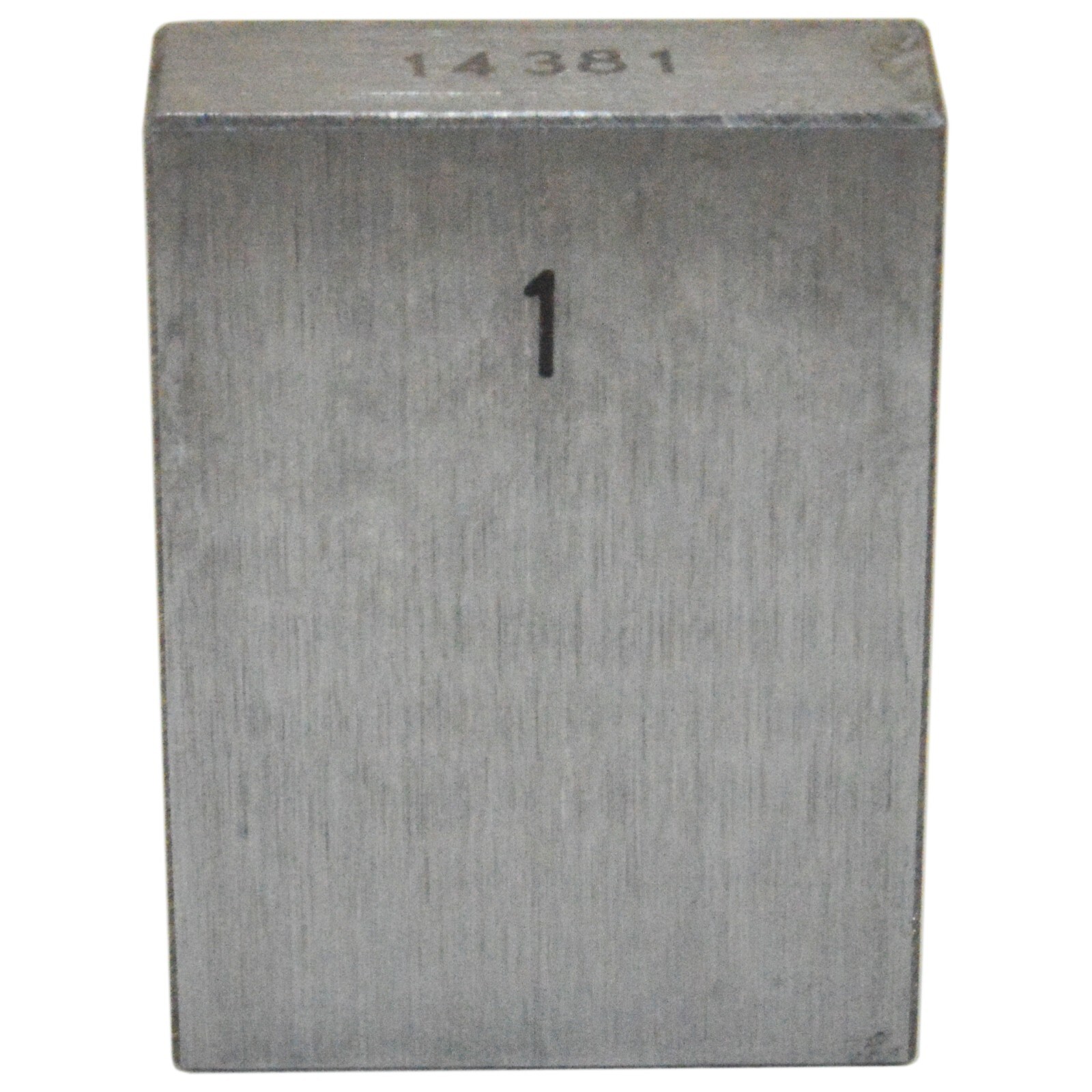 1-inch Gauge Block with AS-1 Grade Inspection Certificate, Steel Rectangle, 1\ 1-inch Gauge Block with AS-1 Grade Inspection Certificate, Steel Rectangle, 1\
