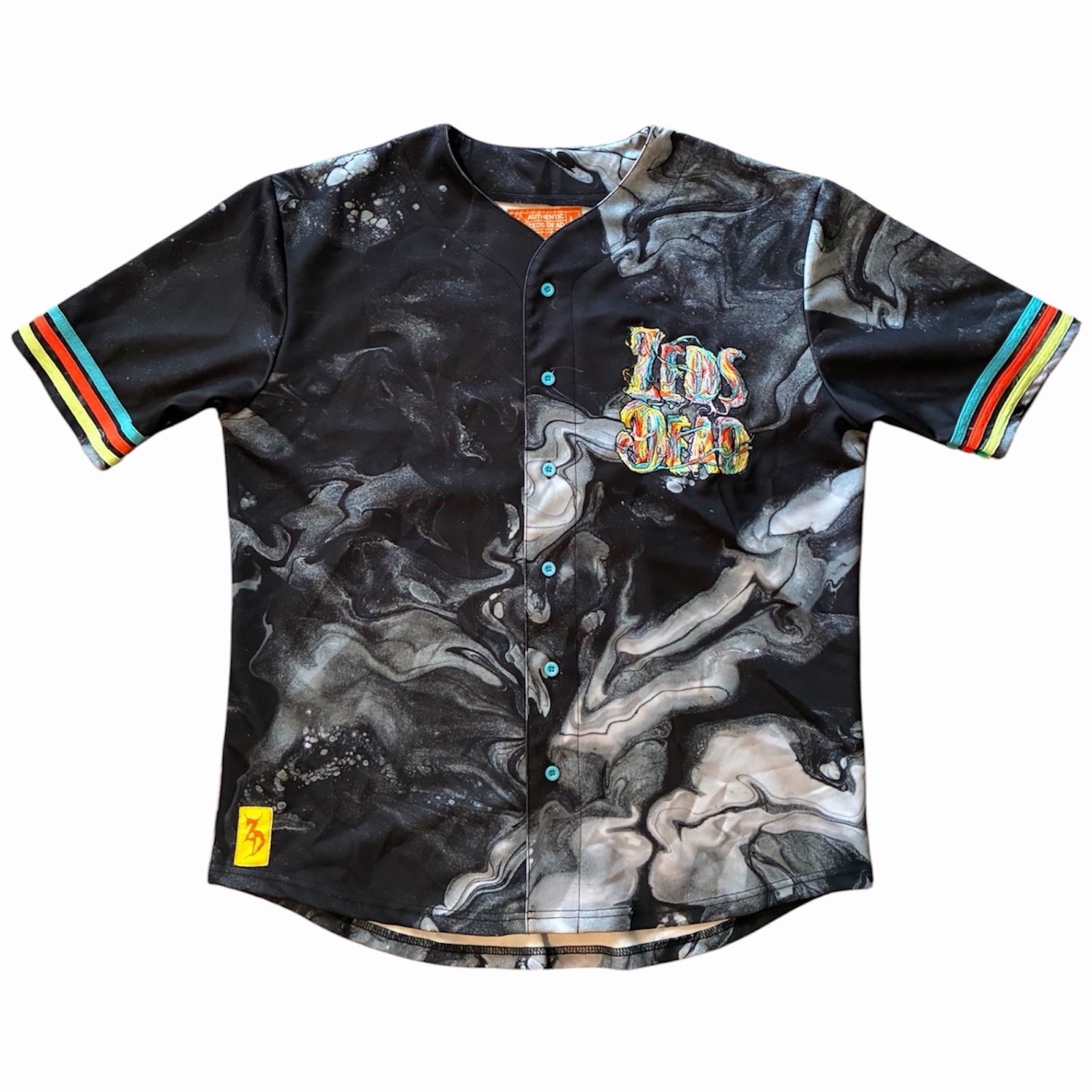 ZEDS DEAD Electric Family  “Dripping”  Limited Ed Baseball Jersey Size Large (L)