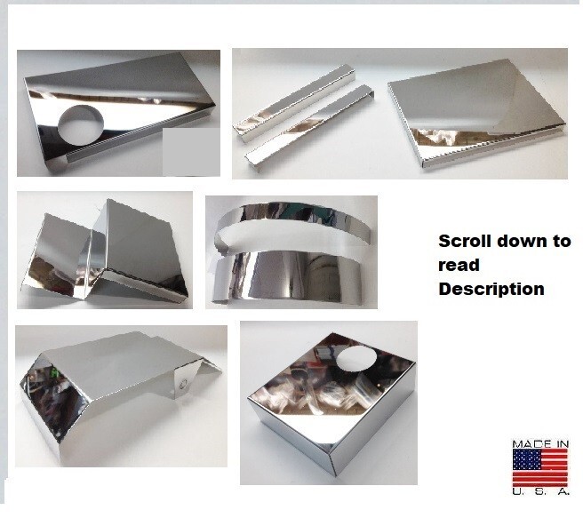 Corvette Engine Chrome Covers Fit 2014-2019 C7 Base Model Polish Stainless dress