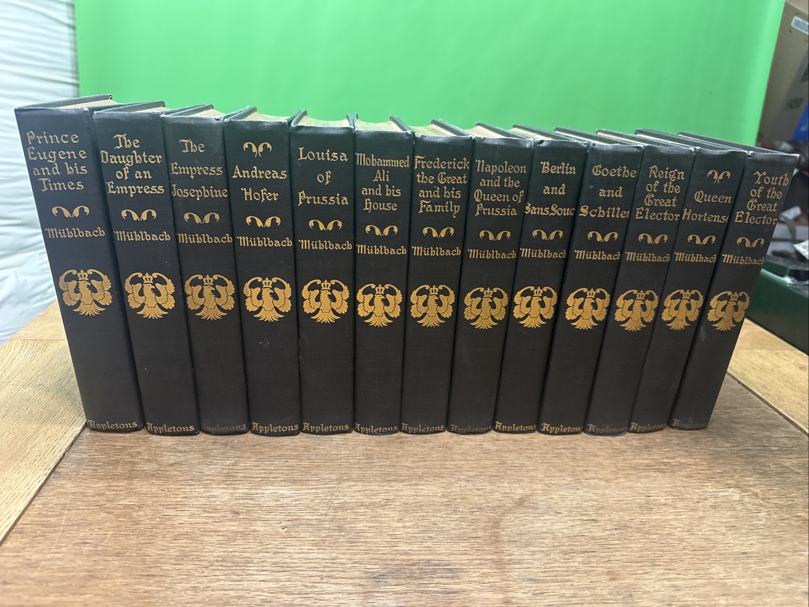 Lot of 13 - LOUISA MUHLBACH Historical Romances 1867-1900 Hohenzollern Ed\'s RARE