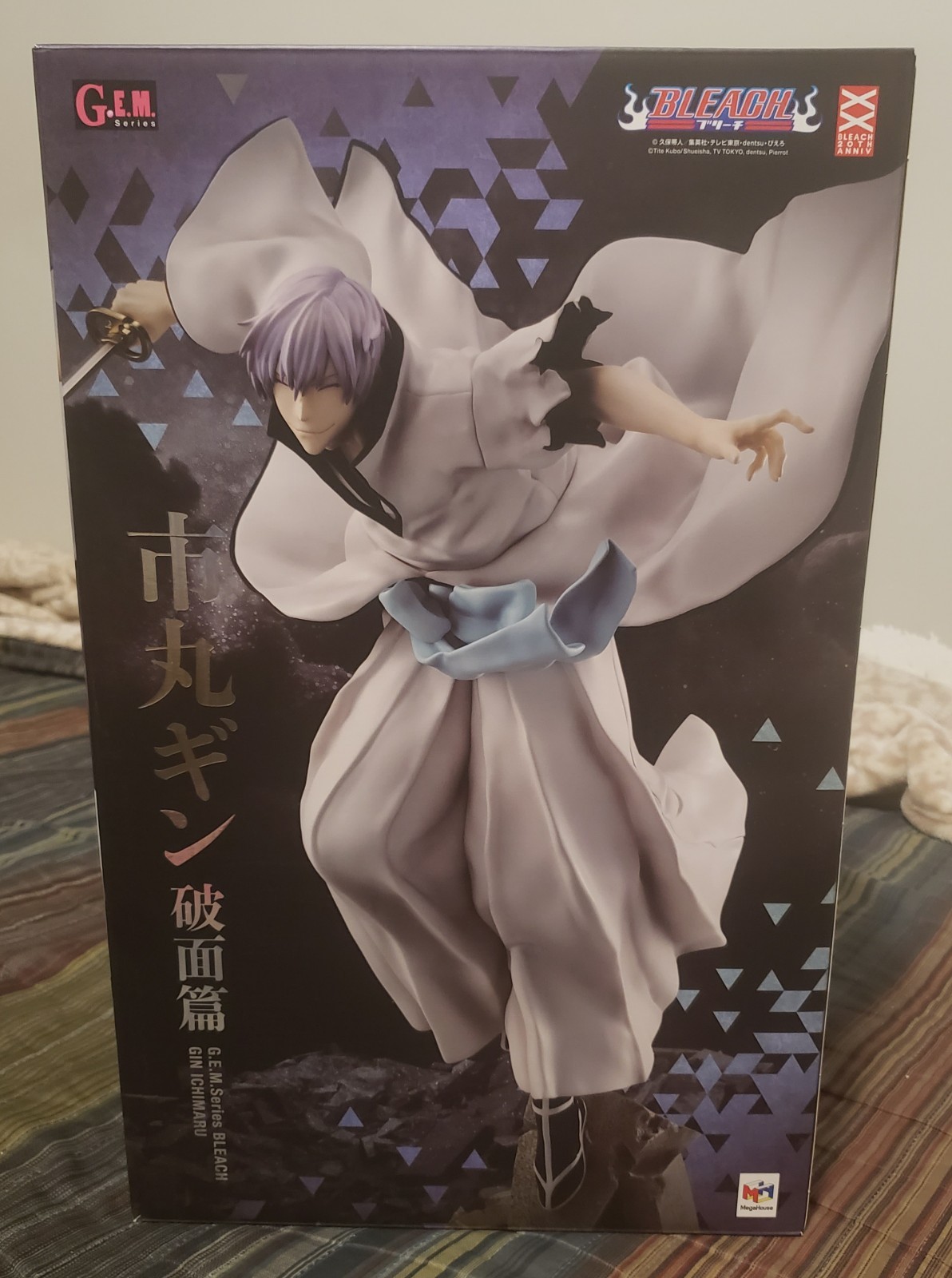 BLEACH Gin Ichimaru G.E.M. Series MegaHouse Figure 20th Anniversary 