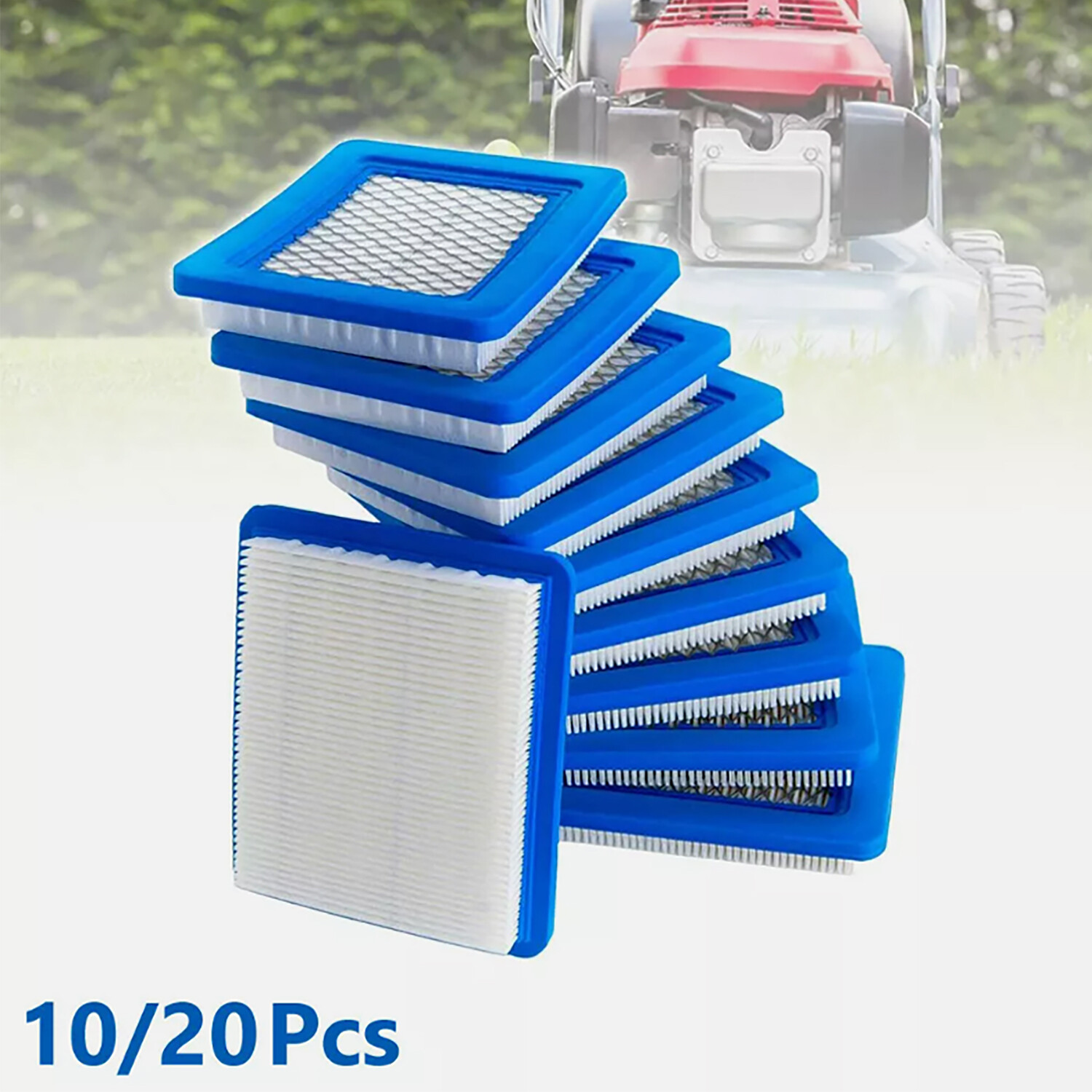 10/20Pcs Lawn Mower Air Filters for Briggs & Stratton 491588 491588S 399959 H/P