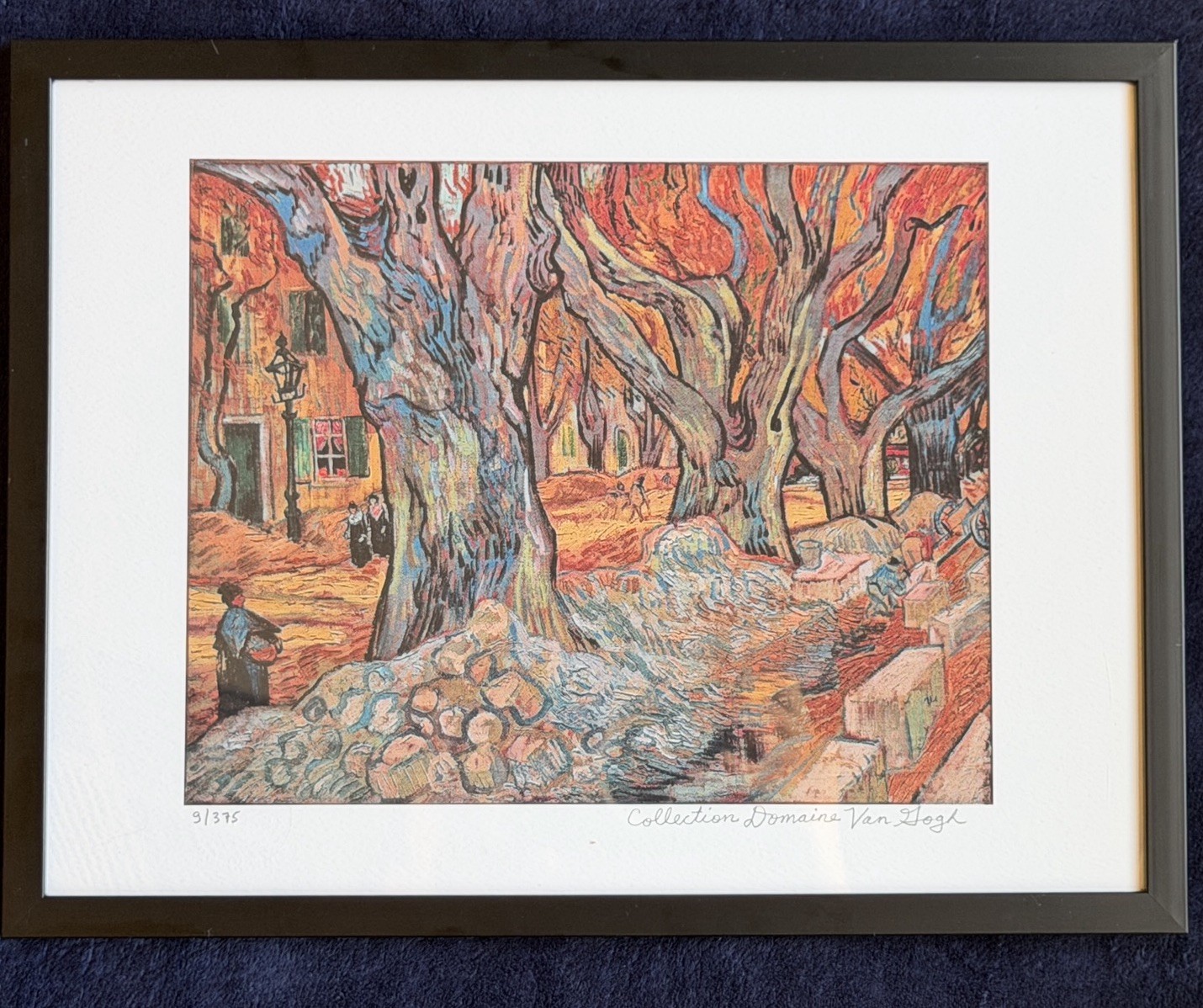 Van Gogh, COA, Blind Stamp, Framed, L/E Lithograph, 9/375, Ready2Hang Van Gogh, COA, Blind Stamp, Framed, L/E Lithograph, 9/375, Ready2Hang