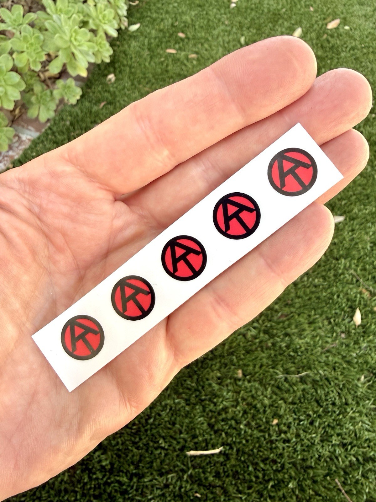 Vintage Gi Joe Reproduction AT chest logo stickers  *set of 10*  