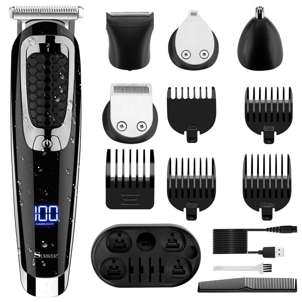 Hair Clippers Set for Men, Professional Hair Clippers, Beard Trimmer & Electric