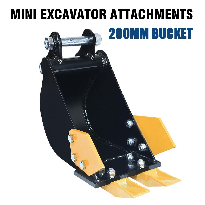 200mm Narrow Bucket Mini Excavator For Mini digger Attachments 0.8-2 ton New 200mm Narrow Bucket Mini Excavator For Mini digger Attachments 0.8-2 ton New