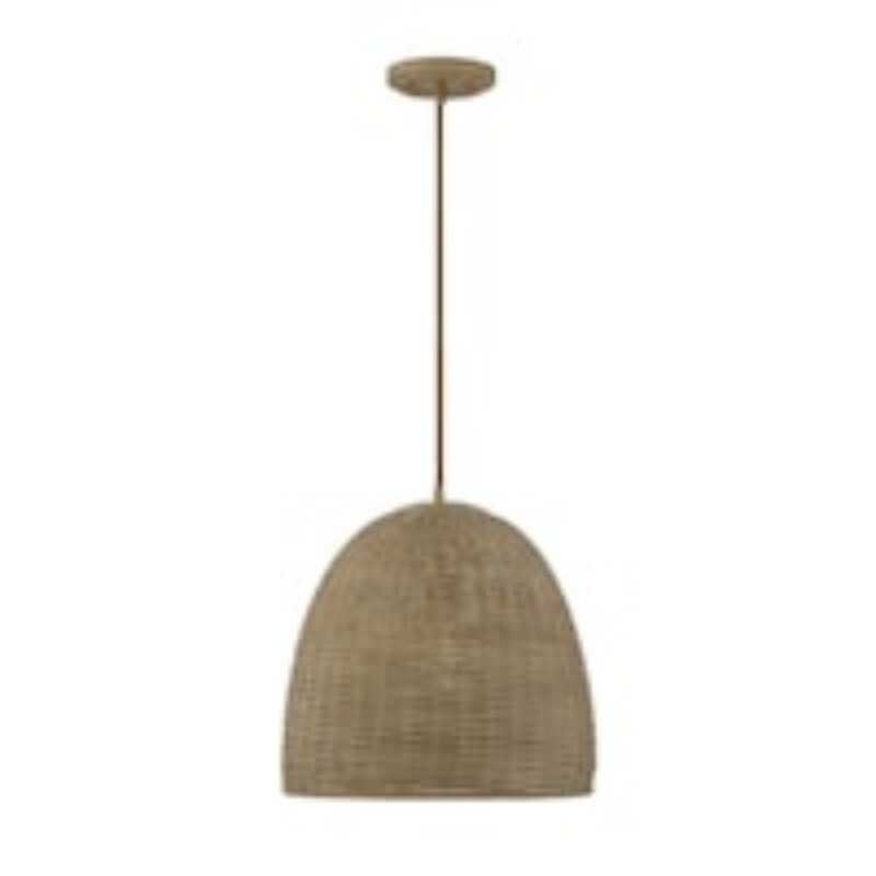 Savoy house M70107NWIC Meridian 1-Light Natural Shaded Pendant Light Savoy house M70107NWIC Meridian 1-Light Natural Shaded Pendant Light