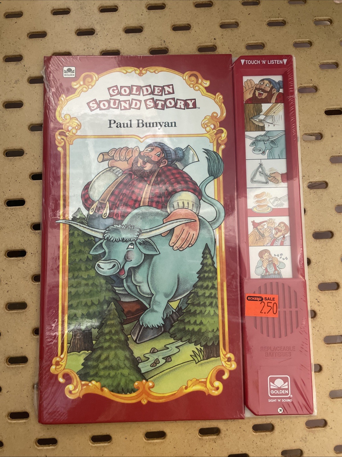 Golden Sound Story Book PAUL BUNYAN Hardcover 1992  Sealed NEW