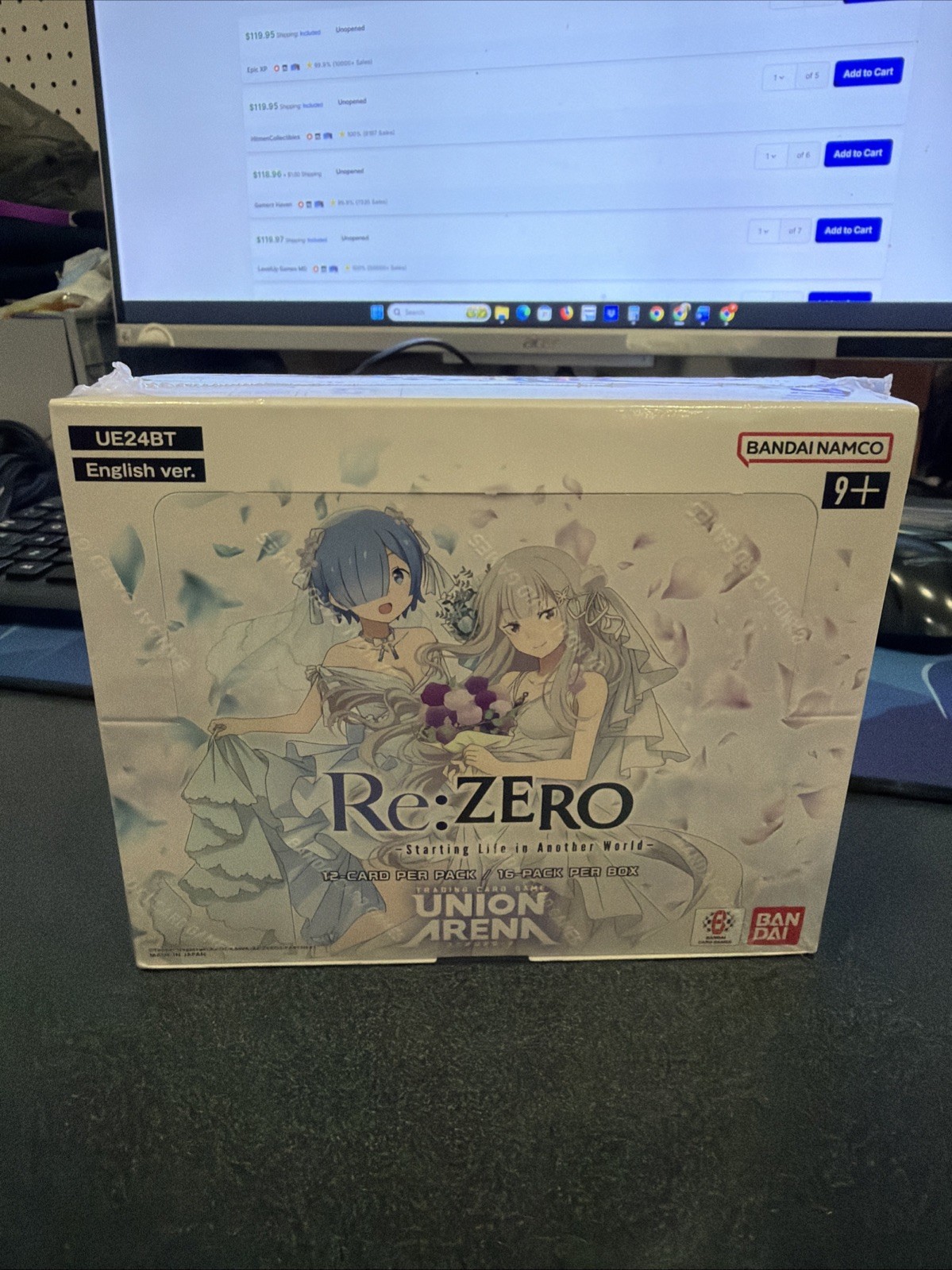 Union Arena: Re:ZERO Starting Life in Another World Booster Box Union Arena: Re:ZERO Starting Life in Another World Booster Box