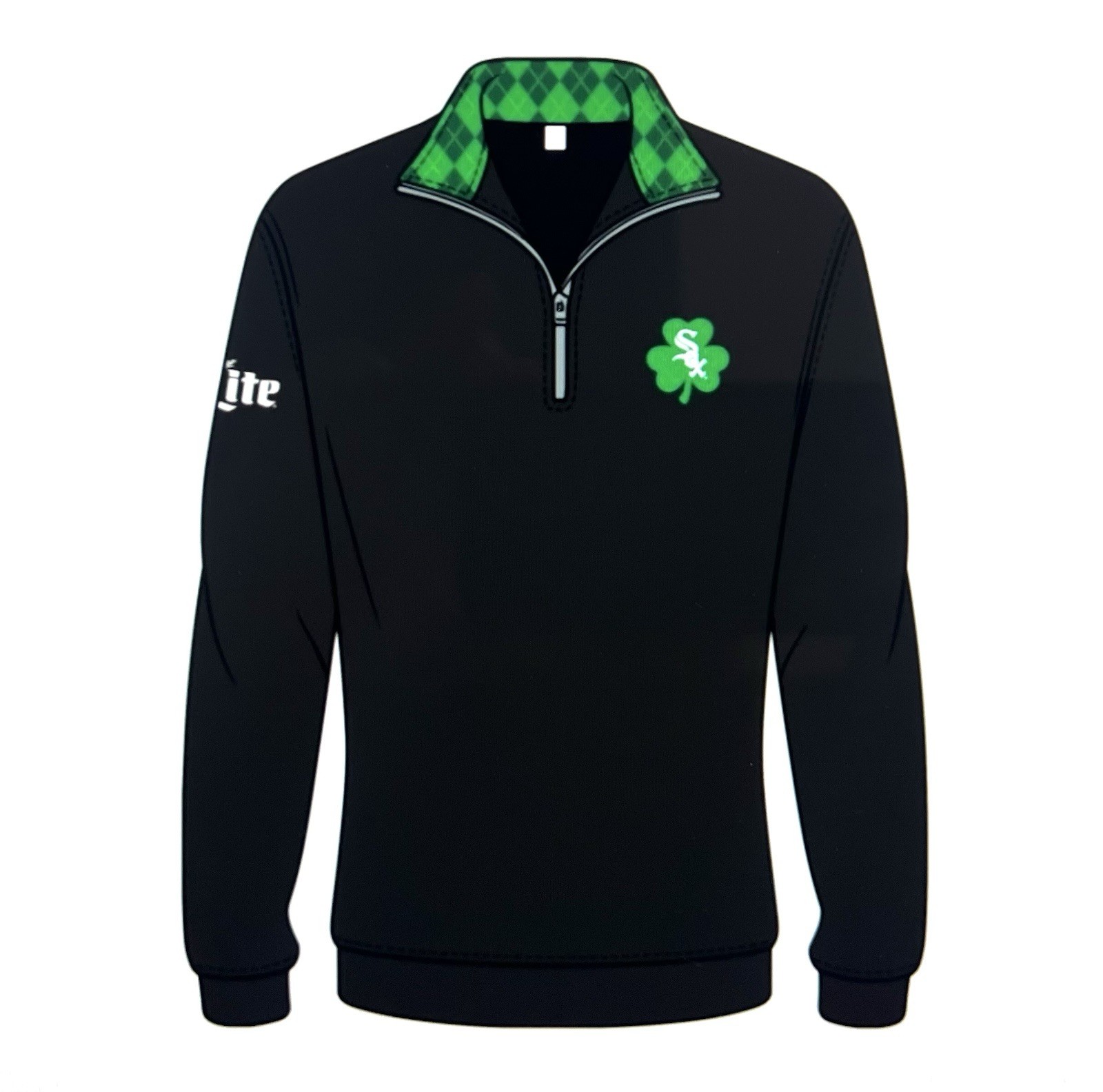 Chicago White Sox Irish Quarter Zip Size XL SGA 9/19/26 Giveaway NEW 