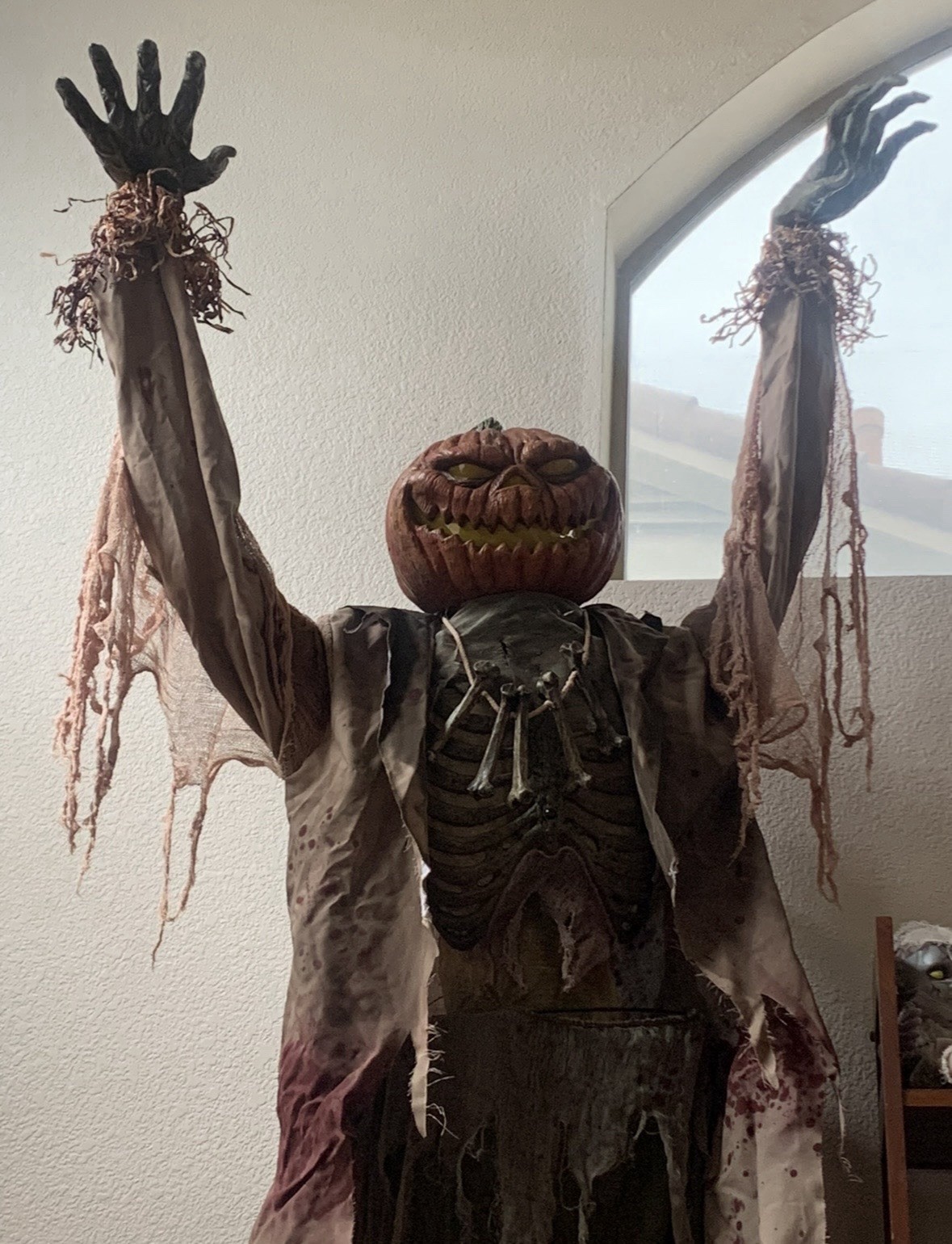 Spirit Halloween 2012 Corn Stalker Animatronic Life Size SVI Prop WORKING (READ) Spirit Halloween 2012 Corn Stalker Animatronic Life Size SVI Prop WORKING (READ)