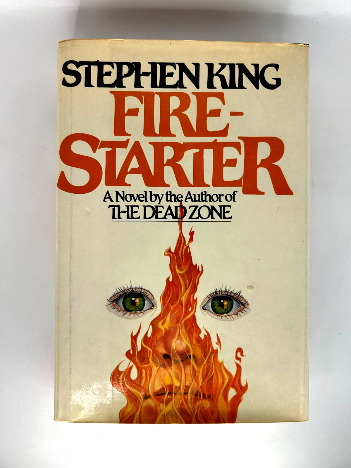 Stephen King Firestarter 1980 Viking HC DJ Early Printing Horror Novel VG
