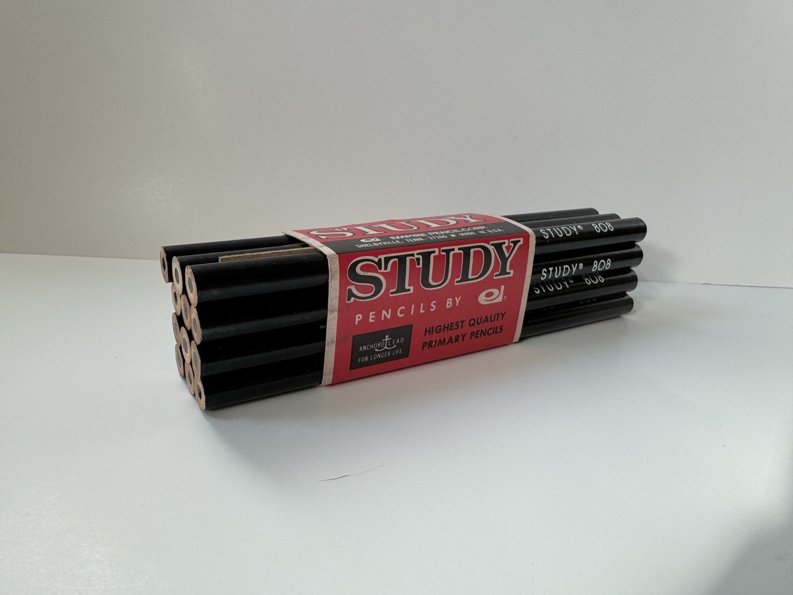 Vintage Empire Study 808 Black Jumbo Pencils Original New Old Stock NOS
