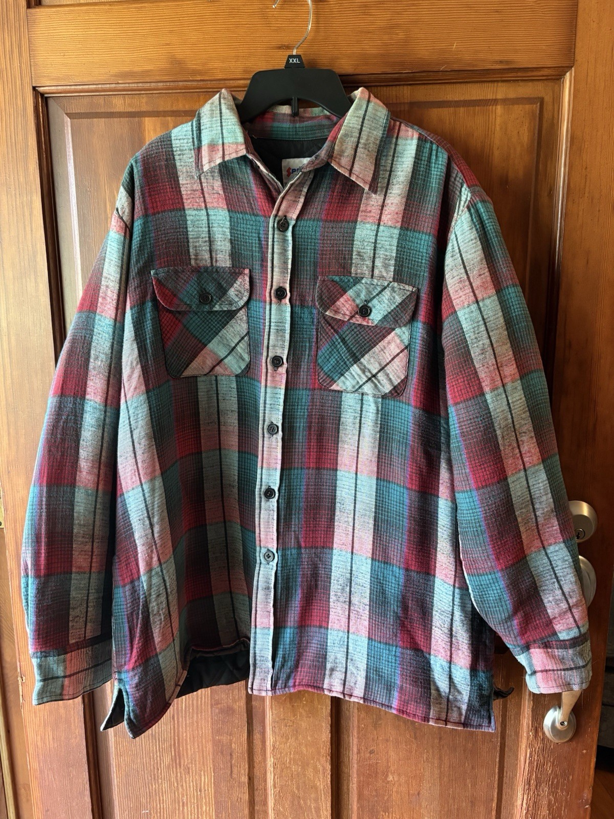 Vintage Sports Afield Flannel Shirt Jacket Mens XL Quilted Plaid Flannel Shacket Vintage Sports Afield Flannel Shirt Jacket Mens XL Quilted Plaid Flannel Shacket