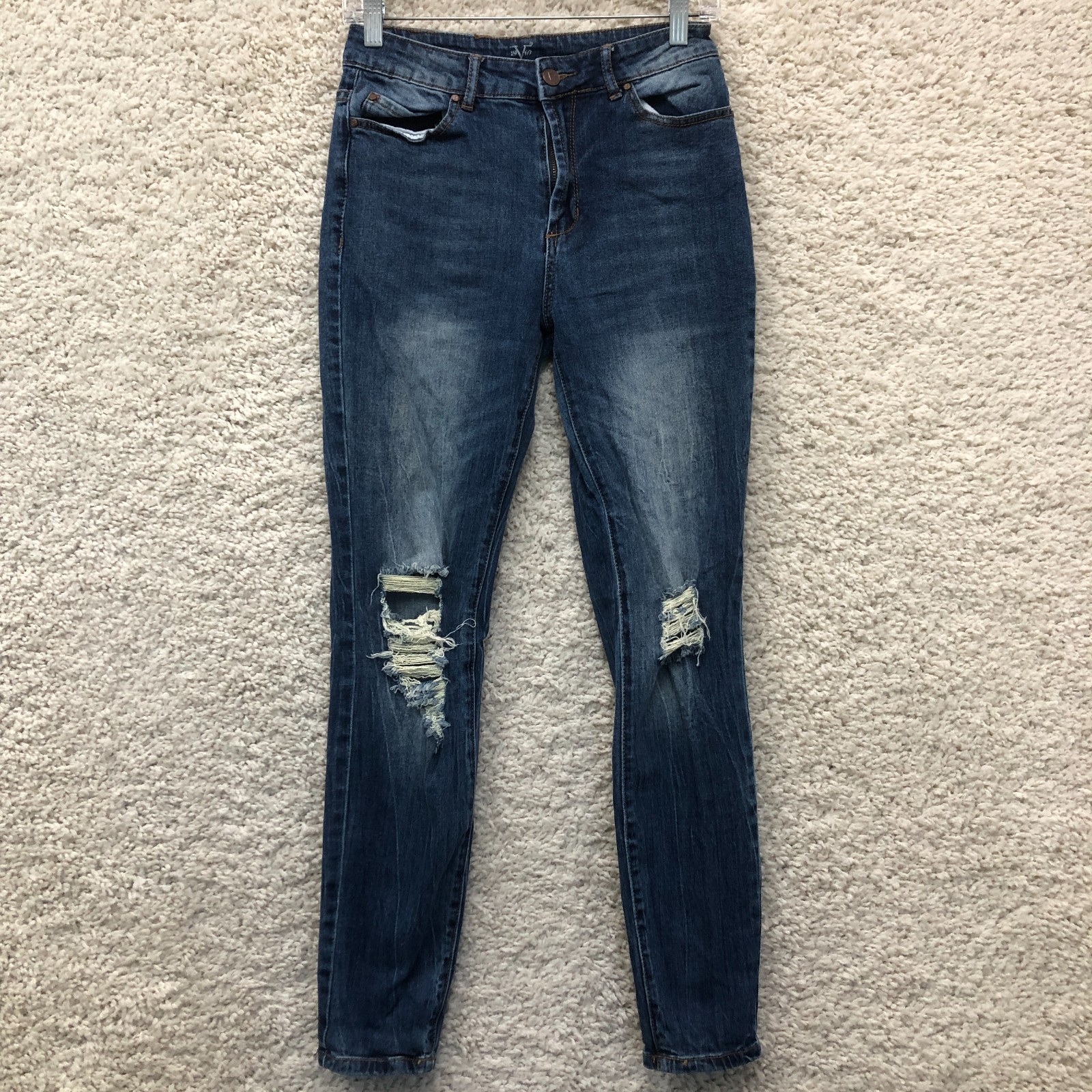 Versace V19-69 Abbigliamento Sportivo SRL Jeans 26 Womens Blue Italia Denim Logo