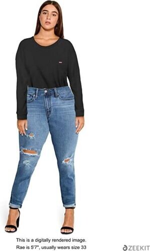 Levi Strauss Women\'s Midrise Boyfriend Jeans, NWT, Size 4, MSRP $60 Levi Strauss Women\'s Midrise Boyfriend Jeans, NWT, Size 4, MSRP $60