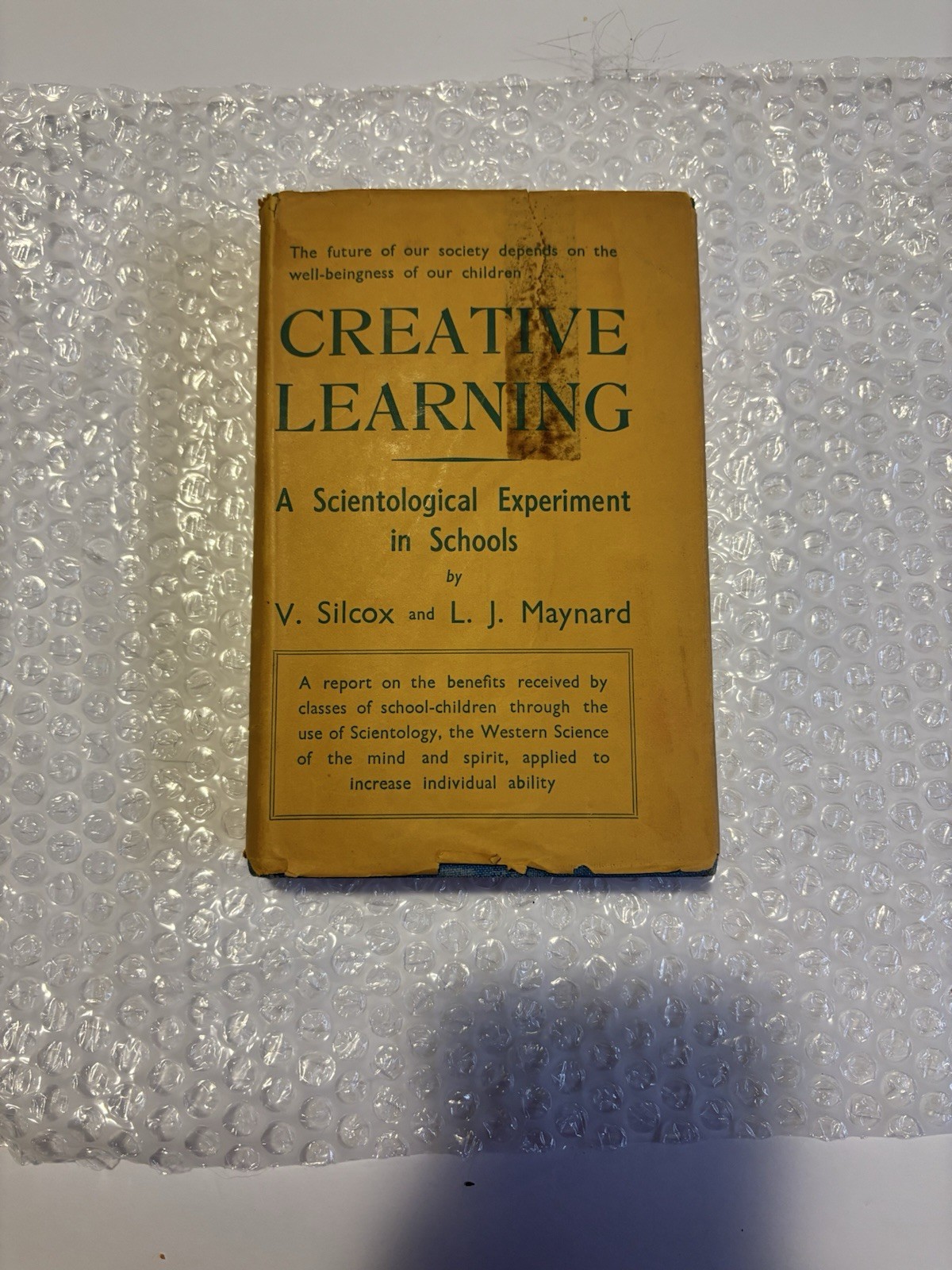 SCIENTOLOGY FIRST EDITION 1955 Creative Learning A Scientological Experiment In