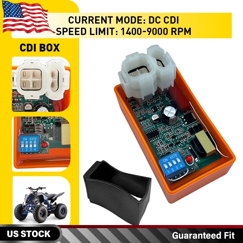 6 Pin Adjustable DC CDI Motorcycle Ignition Box For GY6 50CC 125CC 150CC Engine