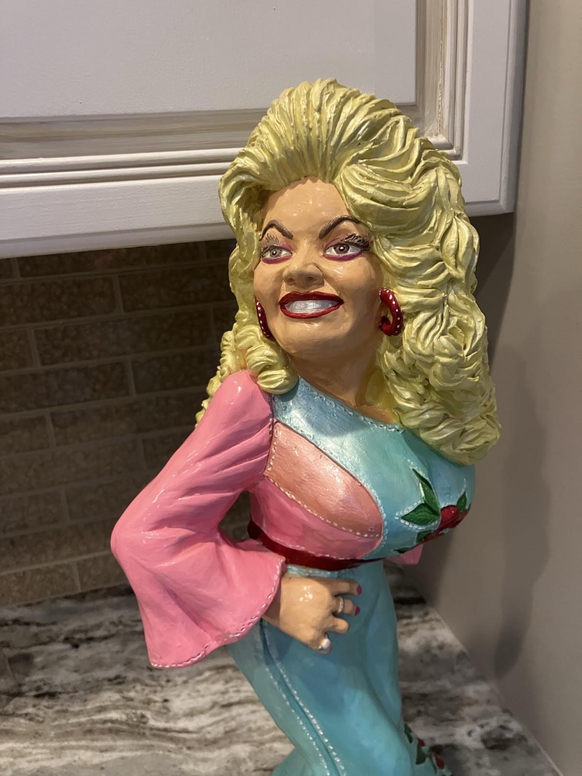 Esco Tuscany Style Chalkware Statue Rare Of Dolly Parton 24 Inches Tall Esco Tuscany Style Chalkware Statue Rare Of Dolly Parton 24 Inches Tall