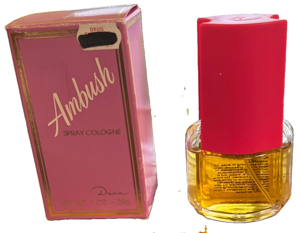 Ambush by Dana Spray Cologne 1 oz Original 90s In Box Please Read