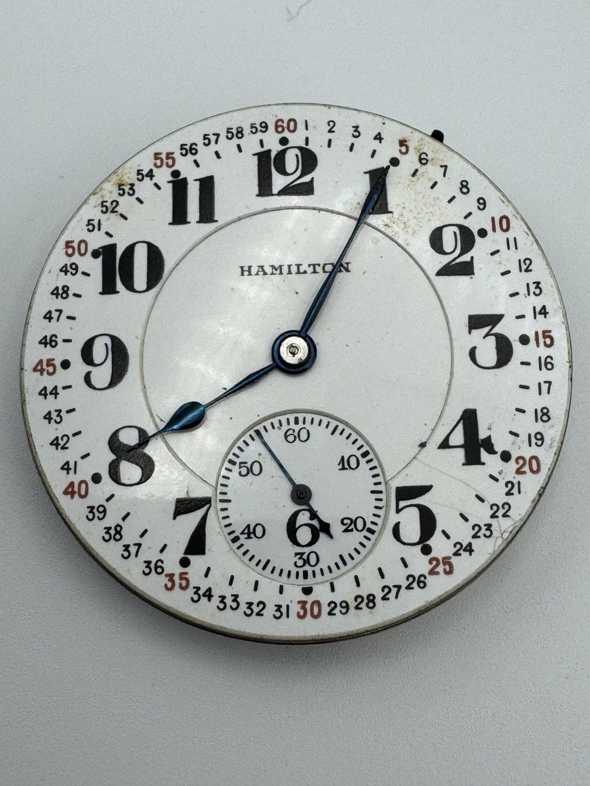 Vintage Hamilton 992 16s 21J Pocket Watch Movement For Parts Or Repair Vintage Hamilton 992 16s 21J Pocket Watch Movement For Parts Or Repair