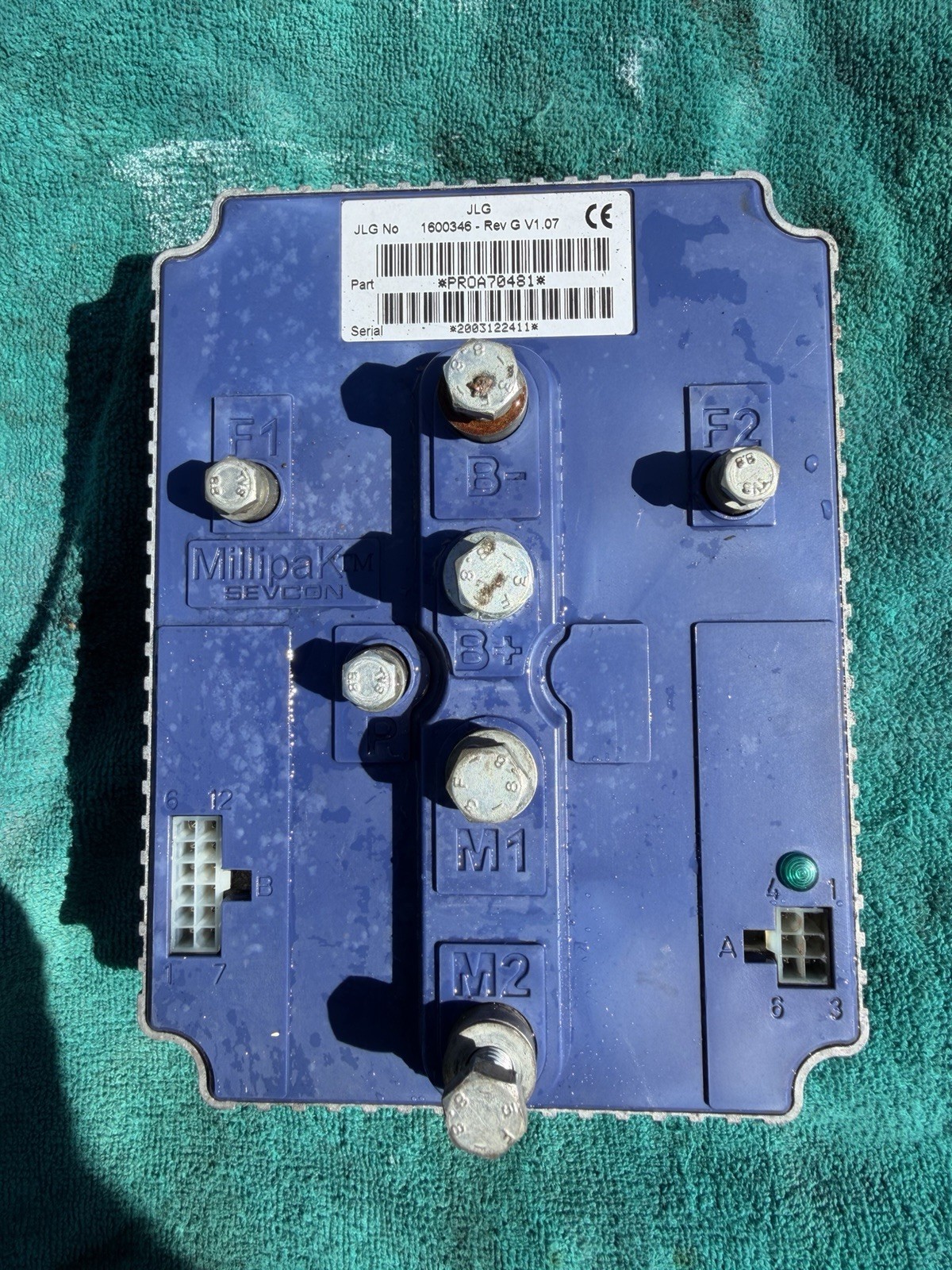 OEM JLG Part # 1600346 - Sevcon Drive Motor Electronic Control Module OEM JLG Part # 1600346 - Sevcon Drive Motor Electronic Control Module